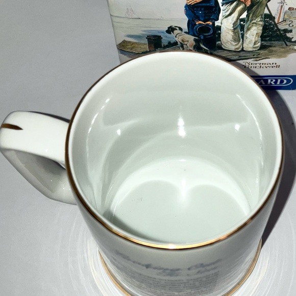 Norman Rockwell’s 1985 3 Porcelain Tankards Long John Silvers Collectibles VTG - Picture 7 of 16
